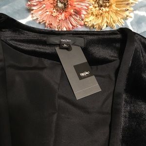 Mossimo Supply Co. Sweaters - Dressy Black Velvet Cardigan Mossimo Supply Co. Sweaters - Dressy Black Velvet Cardigan